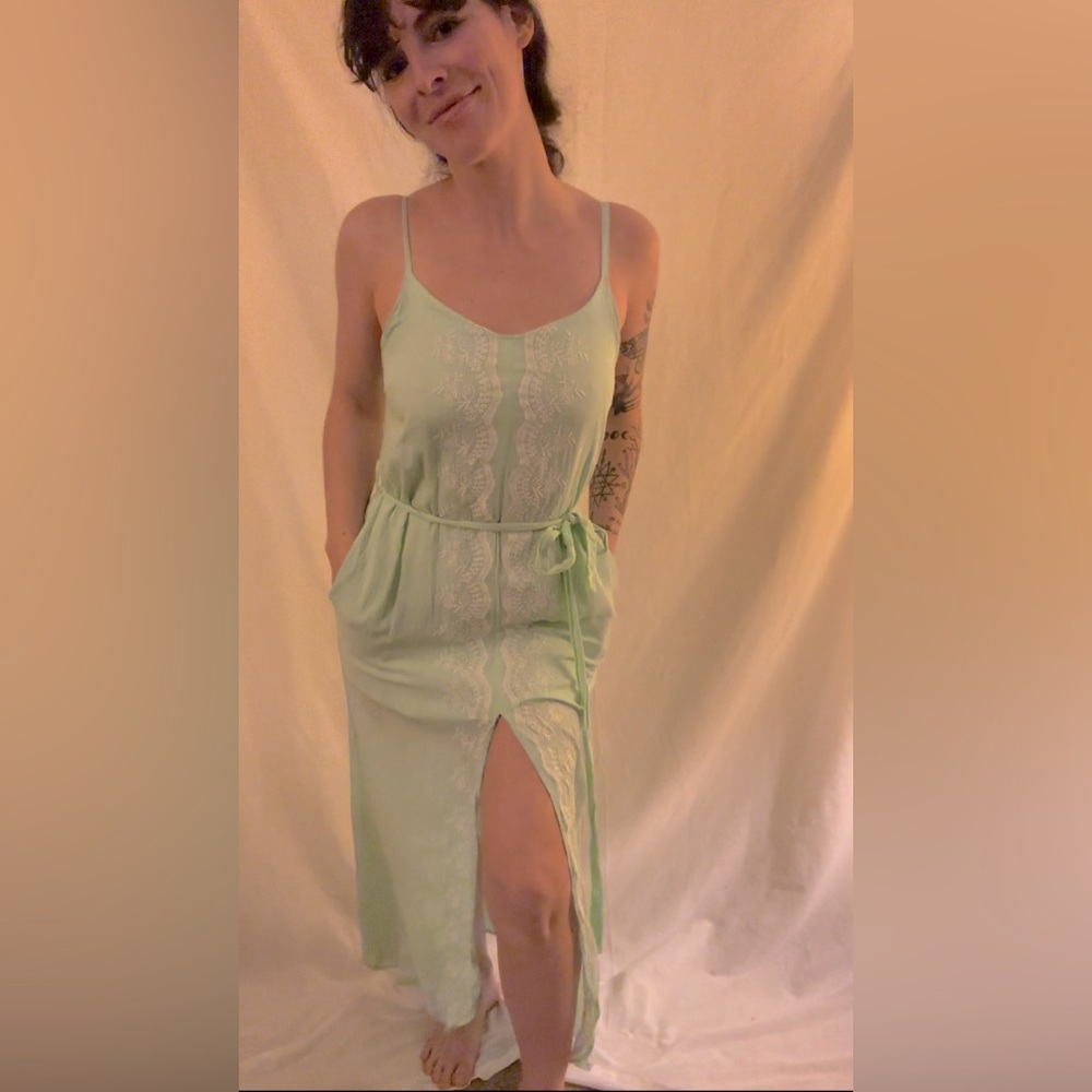 Mint green size small with pocket dress from Free People